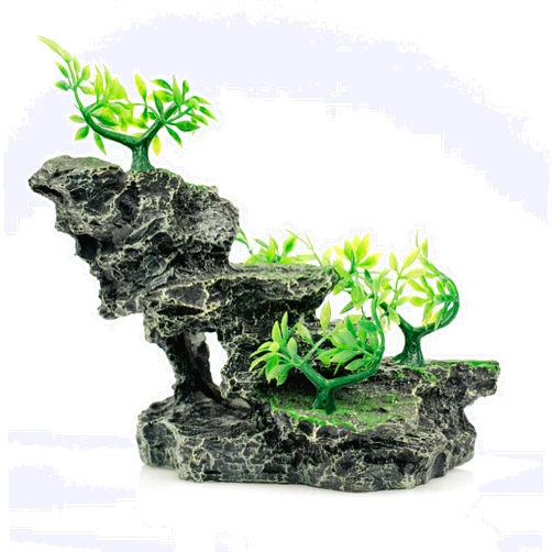 SiissaPeksid Fish Tank Decoration - Aquarium Ornament Rock Cave Landscape,01