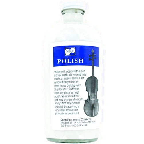 Shar Polish | 16 oz Bottle | Professional Instrument Varnish Polish | for Violin, Viola & Cello Care