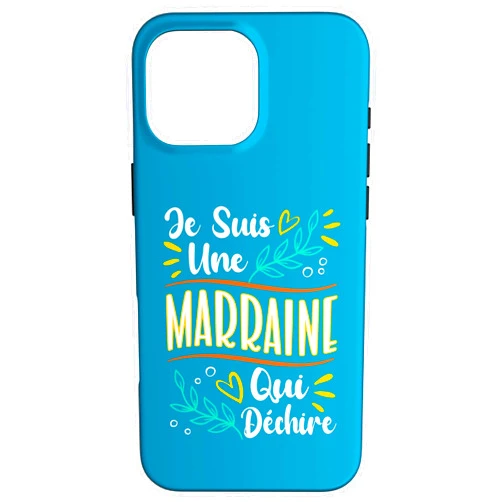 Cadeau Baptême Marraine Qui Déchire Filleule iPhone 16 Pro Max Une Marraine Qui Dechire Cadeau Parrain Marraine Demande Case
