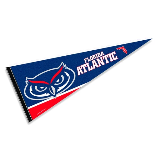 College Flags & Banners Co. Florida Atlantic Owls New Logo Pennant Banner Flag