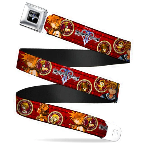 Buckle-Down Seatbelt Belt - KINGDOM HEARTS Sora Poses/Friend Cameos - 1.0