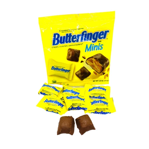 Butterfinger chocolate (2pack) Butterfinger Minis BUTTERFINGER Minis Candy Bars 2.8 oz