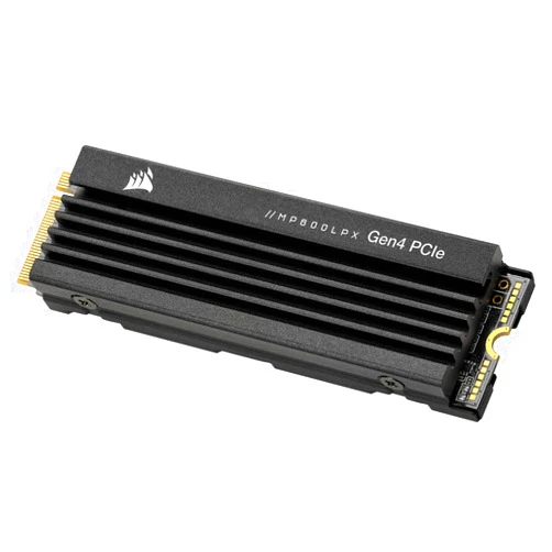 Corsair MP600 PRO LPX 1TB M.2 NVMe PCIe x4 Gen4 SSD - Optimised for PS5 (Up to 7,100MB/sec Sequential Read & 5,800MB/sec Sequential Write Speeds, High-Speed Interface, Compact Form Factor) Black