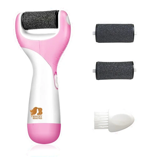 BeautifyBeauties Foot File Callus Remover by Beautify Beauties, Best Foot File for Dry Feet, Exfoliates, Removes Hard Skin, Leaves Feet Smooth and Soft (Pink Electric)