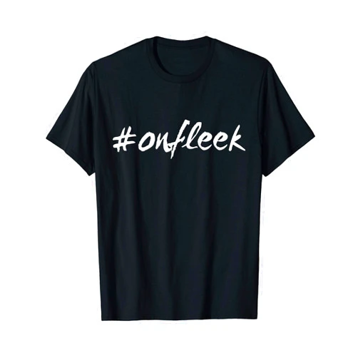 Social Media Shirts & Boyfriend Girlfriend Gifts Viral Meme Shirts for Women On Fleek Hashtag Tshirt #onfleek T-Shirt