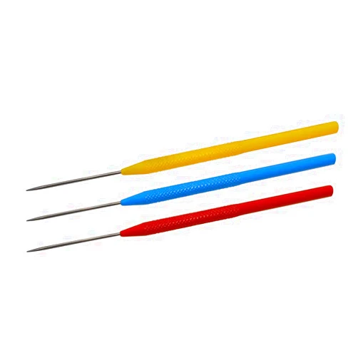 PMC Supplies LLC Set of 3 Red, Blue, and Yellow Titanium Non-Contaminating Soldering Picks with Knurled Handle Gold Silver Jewelry Making Tools