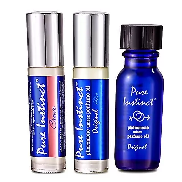 Pure Instinct Bundle - Original Roll-On, Original Blue Bottle Dabber, Crave Roll-On