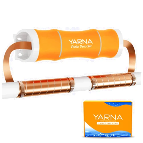 YARNA Capacitive Electronic Water Descaler Whole House Solution - Alternative No Salt Water Softener System, Reduces The Effects of Limescale and Hard Water [CWD24, Max 1