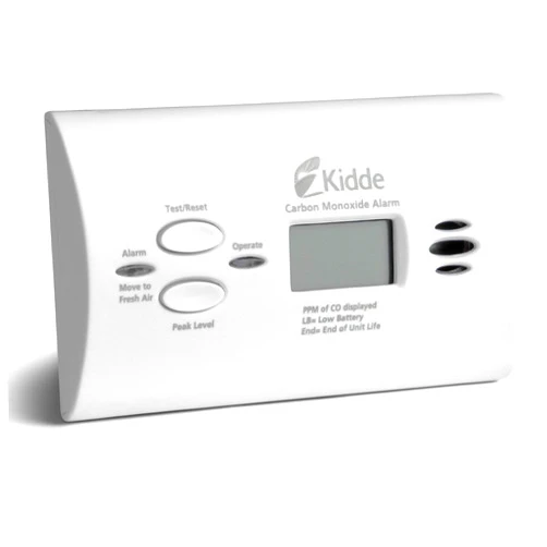 Kidde Carbon Monoxide Detector, AA Battery Powered CO Alarm with LEDs, Test-Reset Button, Low Battery Indicator, Portable