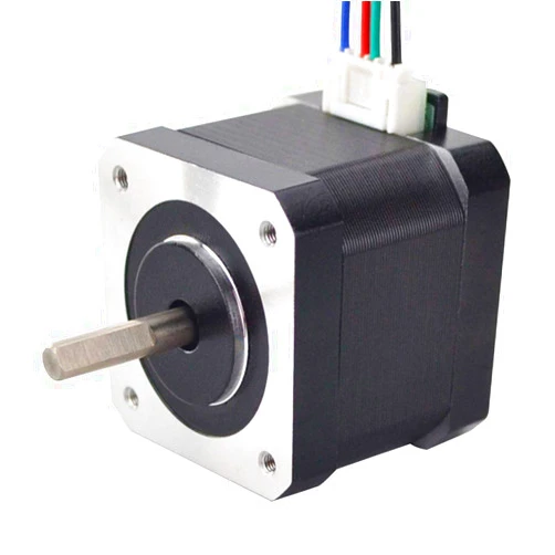 STEPPERONLINE Nema 17 Stepper Motor 1.5A 63.74oz.in 39mm Body with 1m Cable and Connector for DIY CNC/ 3D Printer