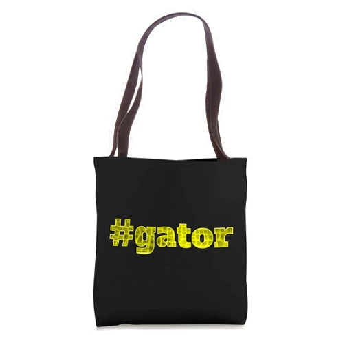 Visit The Crocodile #gator - Funny Alligator Tote Bag