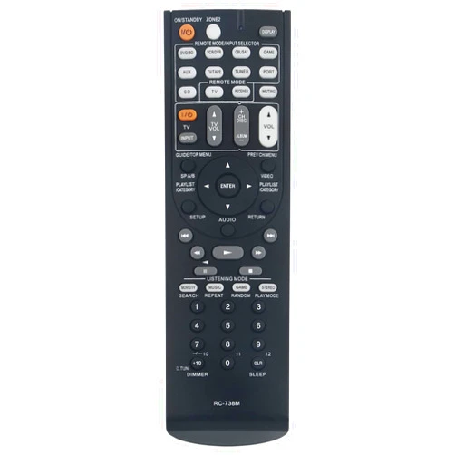 PERFASCIN RC-738M Replace Remote Control Fit for Onkyo AV Receiver HT-S7200 TX-SR607 29400095 HT-RC160 TX-SR607B