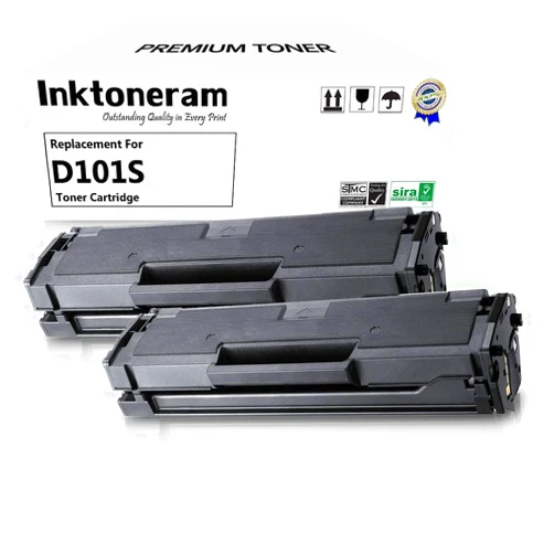 Inktoneram D101S MLT-D101S Compatible Toner Cartridge Replacement for Samsung D101S MLT-D101S ML-2164 ML-2164W ML-2165W SCX-3400 SCX-3405 SCX-3405FW SF-760P (Black)
