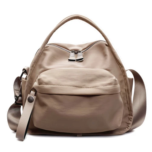 CATSEA Women's Elegant Solid Color Shoulder Bag Fashionable Zipper Crossbody Bags Soft Top Handle Handbag Purse