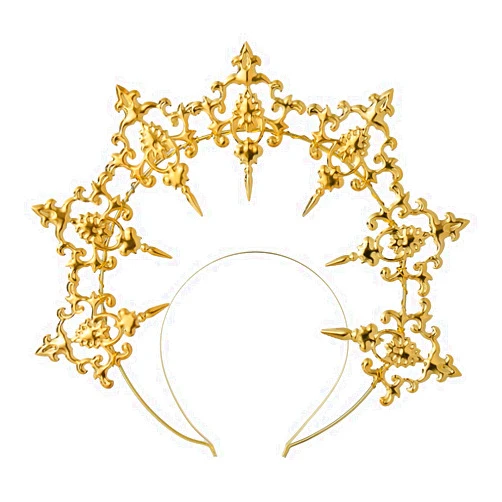 BLESSUME Halo Crown Mary Goddess Headband Women Halloween Costume Headpiece