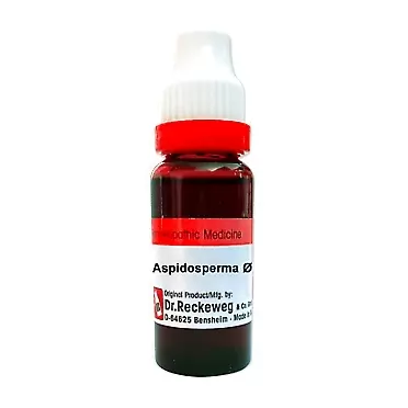 Qualityexports Dr. Reckeweg Germany Homeopathic Aspidosperma Quebracho Mother Tincture (Q) (20ml)