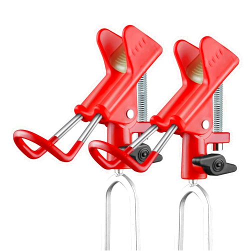 E-jades Fishing Rod Holders for Bank Fishing, Fishing Pole Holders for Ground, Bank Fishing Rod Rack Stand,Fish Pole Holder for Beach, Gifts for Men Birthday Day,360 Degree Adjustable-2 Pack