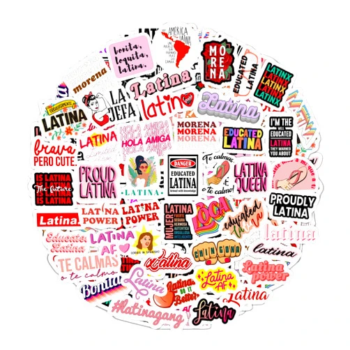 BulbaCraft Latina Stickers & Decals for Water Bottles & Laptops - Vision Board & Decorations for Latina Women