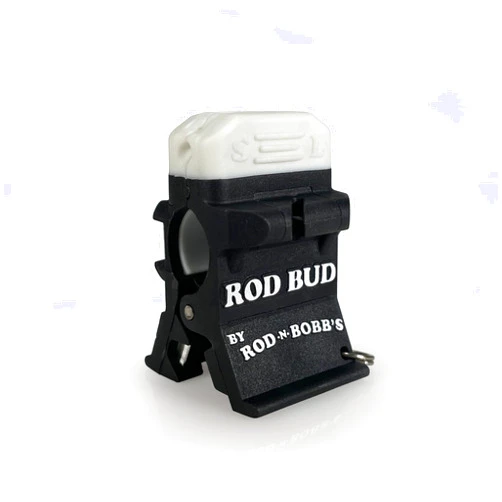 Rod-N-Bobb's Rod Bud™ - The Ultimate 5 in 1 Fishing Tool, Perfect for Ice, Fly and Summer Fishing! - (Line Cutter, Hook Eyelet Threader, Hook Eyelet Cleaner, Line Trimmer, Hook Sharpener)