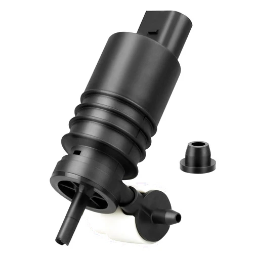 HHCSOP Windshield Washer Pump w/Grommet, Windshield Washer Motor Replacement for Jeep Dodge Chrysler Volkswagen Audi BMW Chevrolet Ford