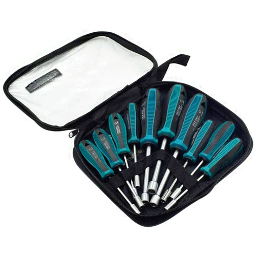 Rannb Hexagon Nut Hex Socket Wrench Screwdriver Set Hand Tool - Set of 10