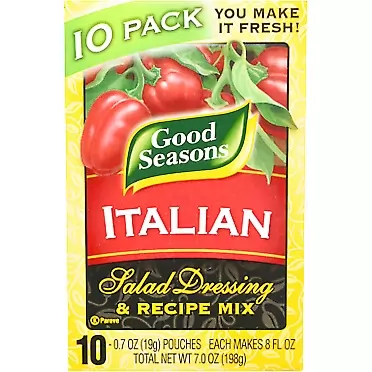 Good Seasons Italian Salad Dressing & Recipe Mix 0.7oz, 10 Pouches Basic