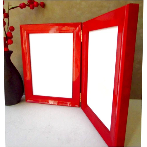 Handmade Double Photo Lacquer Frames, Triple Frame, Sophisticated & Elegant, Wedding, Love, High Lacquer Finish, Gift for Her, Glossy Frame, Custom