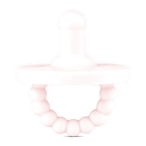 Ryan & Rose Cutie PAT Pacifier Teether (Stage 1, Pink)