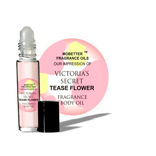 MOBETTER FRAGRANCE OILS' Our Impression of Tease Flower (W) Body Oil 1/3 oz roll on Glass Bottle