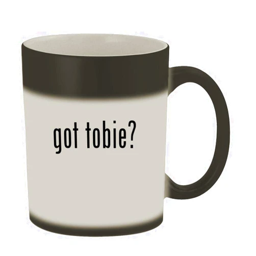 Knick Knack Gifts got tobie? - 11oz Magic Color Changing Mug, Matte Black