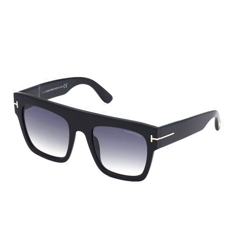 Tom Ford RENEE FT 0847 Shiny Black/Grey Shaded 52/21/140 women Sunglasses