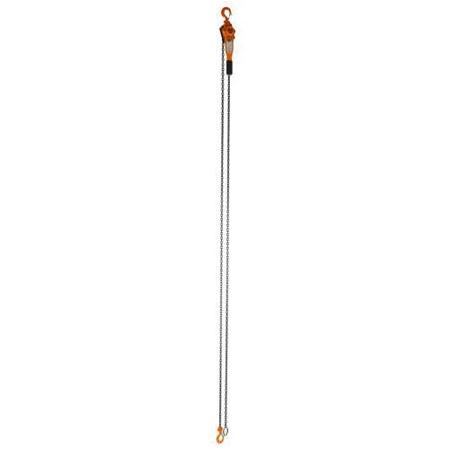 Vestil ELH-20-20 Steel Economy Lever Hoist 20 Ft. Chain Length 2000 Lb. Capacity Orange
