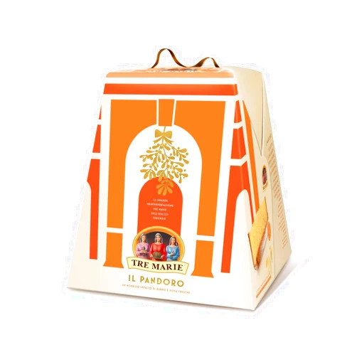 Tre Marie Il Pandoro Panettone 750g (1 lb 10.5 oz) Traditional Italian Christmas Cake