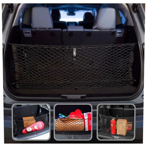 TN TrunkNets Inc Envelope Style Trunk Mesh Cargo Net for Toyota Highlander 2020-2024 Car Accessories - Premium Trunk Organizers and Storage - Cargo Net for SUV Truck - Best Carrier Organizer for Toyota Highlander