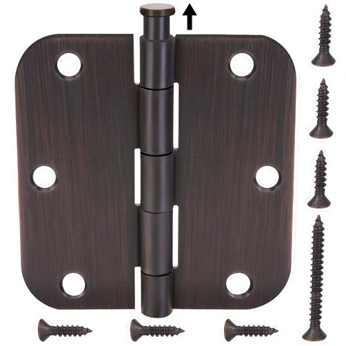 TICONN 18-Pack 3.5 Inch Door Hinges with 5/8