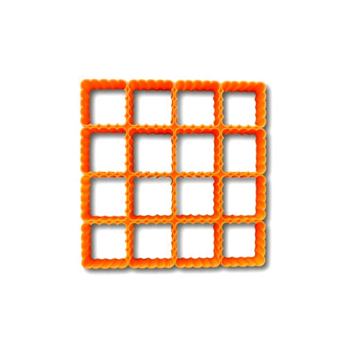 Cookie Cutz 1”x16 Scalloped Shape Square Multi Cutter