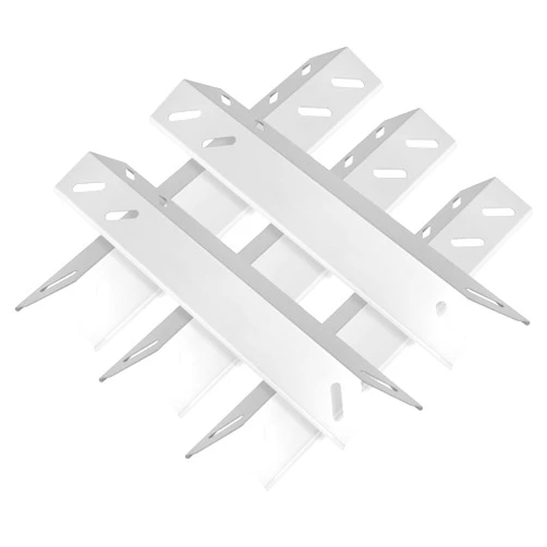 MOASKER Heat Plates Replacement for Cuisinart 2456 GAS9456ASO 2556 GAS1456ASO GAS2556AS GAS1456BSO GAS2420AS Gas Grill, Stainless Steel Heat Tents for Cuisinart 5-Burner Gas Grill GAS0565AS GAS056ASO