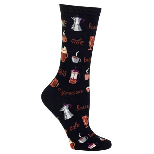Hot Sox Women's Fun Food & Drink Crew Socks-1 Pair Pack-Cool & Cute Pop Culture Novelty Gifts