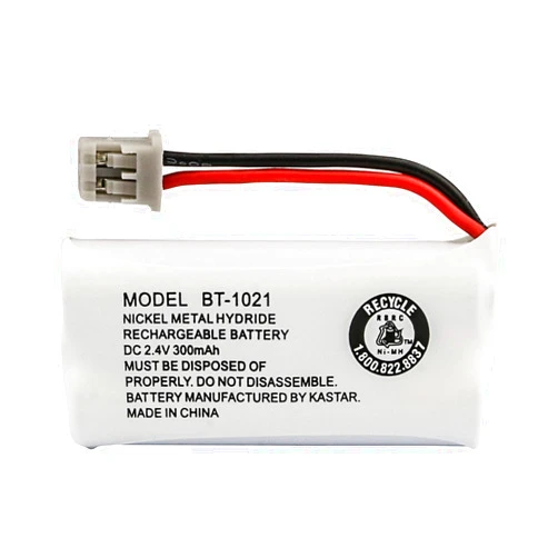 Uniden BT-1021 Replacement Rechargeable Battery For many Uniden Phone Systems and Cordless Handsets, Nickel Metal Hydride Rechargeable Battery, DC 2.4V 300mAh