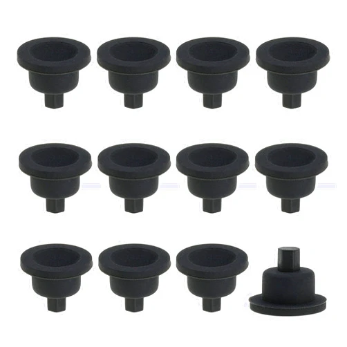 Gopayia Stove Grate Rubber Feet Replacement for Wolf for Subzero Gas Cooktop Range Burner Rubber Grate Bumper Pads 12 Pack