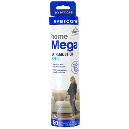 Evercare Mega Large Surface Roller Refill 50 Sheets (6 Pack)