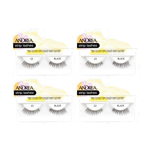 Andrea False Lashes Style 53 - Black 4 pairs