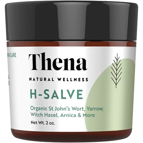 THENA Natural Wellness Intense Hemorrhoid Treatment 100% Natural Hemorrhoid Cream & Fissure Ointment Control Organic Lavender Arnica Witch Hazel Fast Healing Maximum Strength, Best with Thena Sitz Bath Soak for Women Men