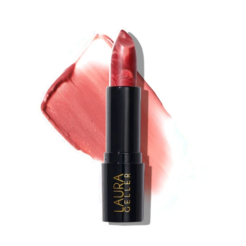 LAURA GELLER NEW YORK Italian Marble Sheer Lipstick - Honey Bun - Hydrating & Lightweight - Vitamin E & Caster Seed Oil - Cream Finish
