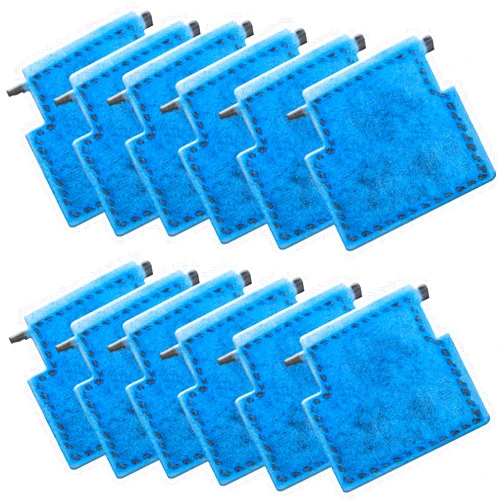 Xbbwmrs 12-Pack Fish Tank Filter Cartridges for Marineland Rite-Size A & Aqua-Tech EZ-Change #1, Fits Aqua-Tech 5-15 Power Filters and MarineLand Penguin Power Filters 75 & 100
