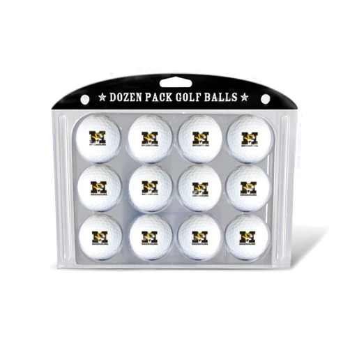 Team Golf NCAA Dozen Regulation Size Golf Balls, 12 Pack, Full Color Durable Team Imprint