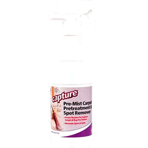 Capture Pre-Mist Soil Release for Carpet Dry Cleaner - Carpet Cleaning Pre Spray - Loosen Juice, Coffee & Wine Spill and Tough Rug Stains Eliminator - Multi-Purpose Cleaning Essentials (24oz)