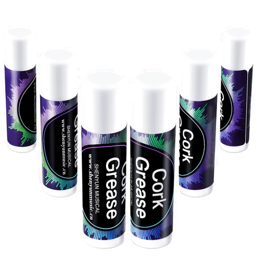 Tondiamo 6 Pieces Cork Grease for Clarinet Flute Grease Lubricant Tube Clarinet Cleaning and Care Product Woodwind Instruments Accessory for Saxophone Clarinet Flute Supplies