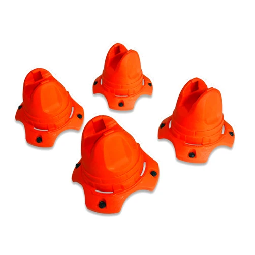 Hockey Dot Underpass-X Training Cones (Set of 4) Hockey Training Aid Uses Spare Stick, PVC- Hockey Stick Handling Aid - Hockey Dryland - Hockey Gift - Build Hockey Skill
