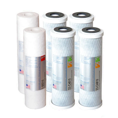 APEC WATER APEC ULTIMATE Series US Made 2 Sets of Stage 1, 2 & 3 Replacement Filter For Undersink System(FILTER-SETX2)